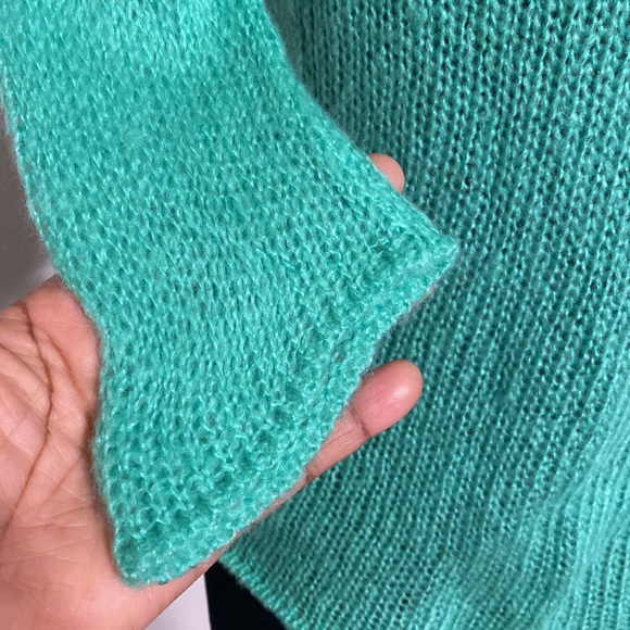 WOODEN SHIPS PAOLA BUENDIA WOMEN,S SWEATER SIZE S/M COLOR GREEN - Picture 10 of 11